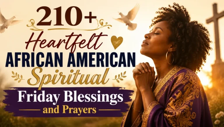 210+ Heartfelt African American Spiritual Friday Blessings and Prayers
