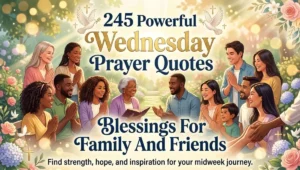 245 Powerful Wednesday Prayer Quotes, Blessings For Family And Friends
