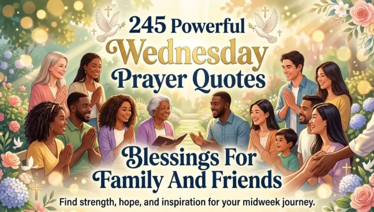 245 Powerful Wednesday Prayer Quotes, Blessings For Family And Friends