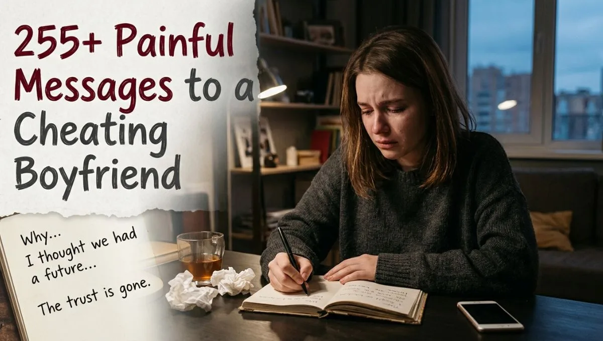 255+ Painful Messages to a Cheating Boyfriend