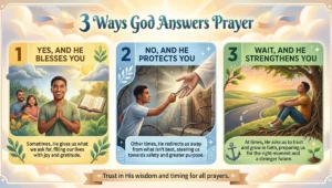 3 Ways God Answers Prayer