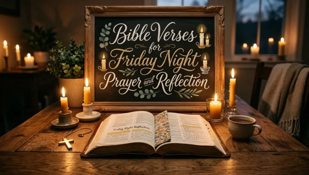 Bible Verses for Friday Night Prayer and Reflection