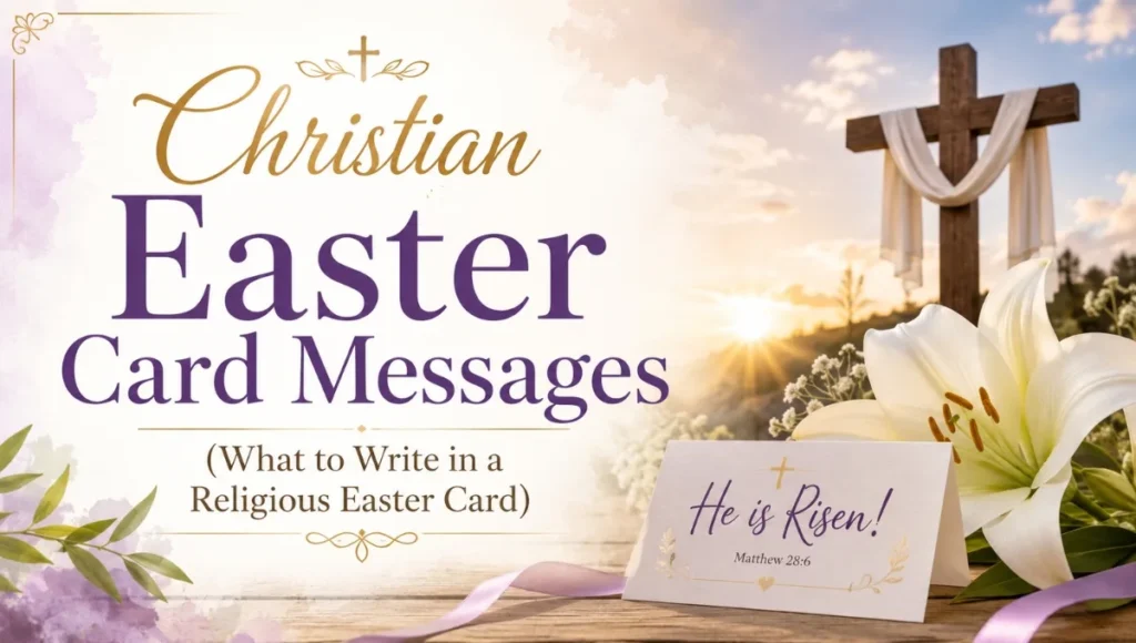 Christian Easter Card Messages (What to Write in a Religious Easter Card)