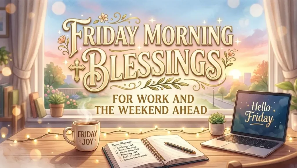 Friday Morning Blessings for Work and the Weekend Ahead