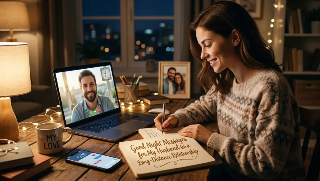Good Night Messages for My Husband in a Long-Distance Relationship