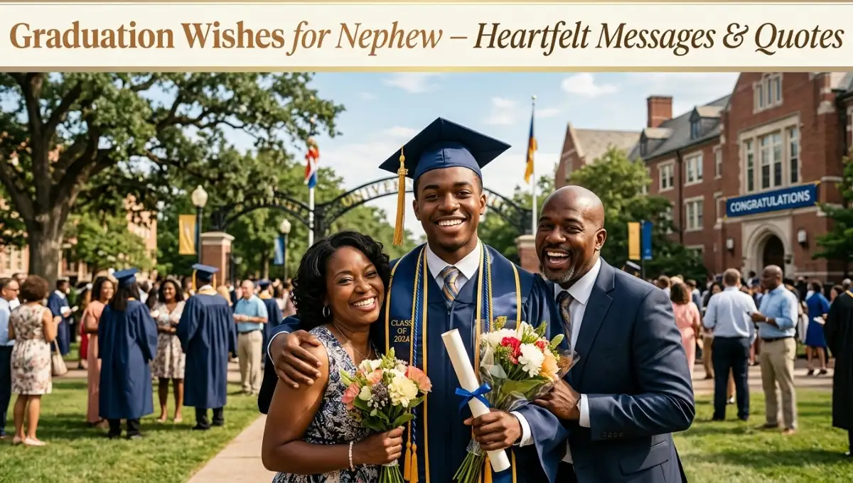 Graduation Wishes for Nephew – Heartfelt Messages & Quotes