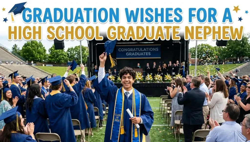 Graduation Wishes for a High School Graduate Nephew