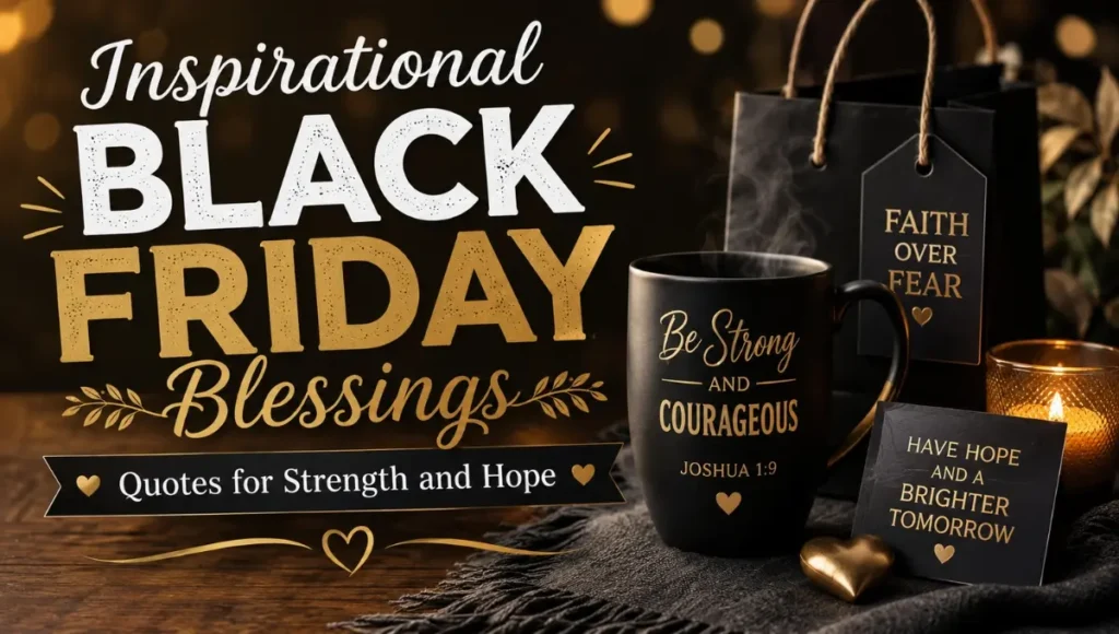 Inspirational Black Friday Blessings Quotes for Strength and Hope