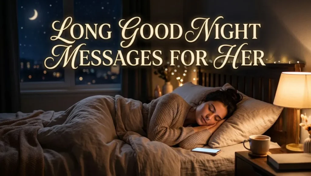 Long Good Night Messages for Her