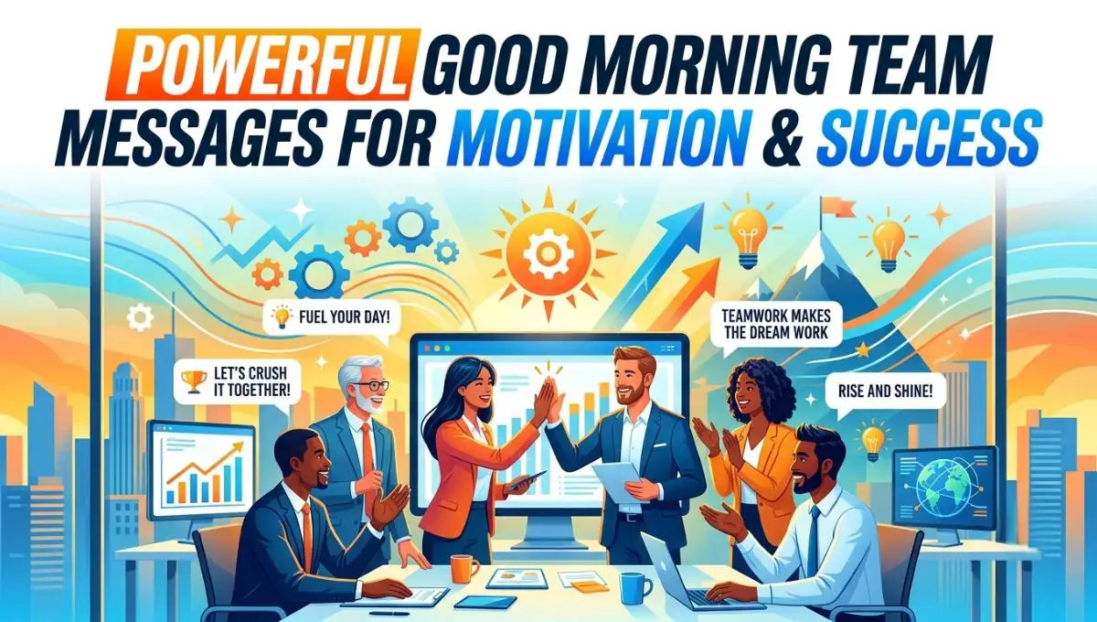 Powerful Good Morning Team Messages for Motivation & Success