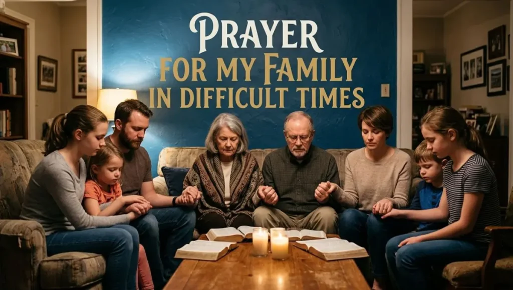 Prayer For My Family In Difficult Times
