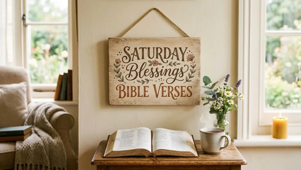 Saturday Blessings Bible Verses