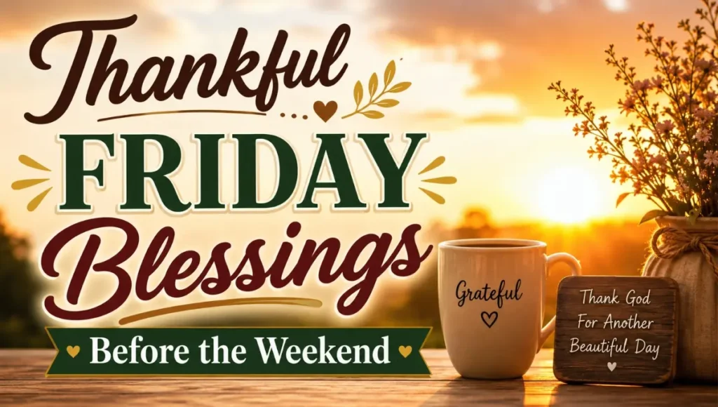 Thankful Friday Blessings Before the Weekend
