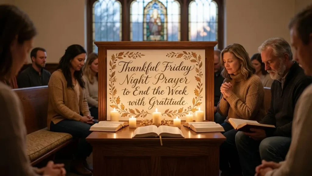 Thankful Friday Night Prayer to End the Week with Gratitude