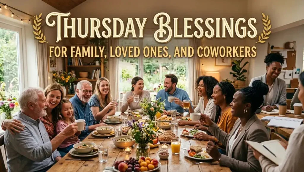 Thursday Blessings for Family, Loved Ones, and Coworkers