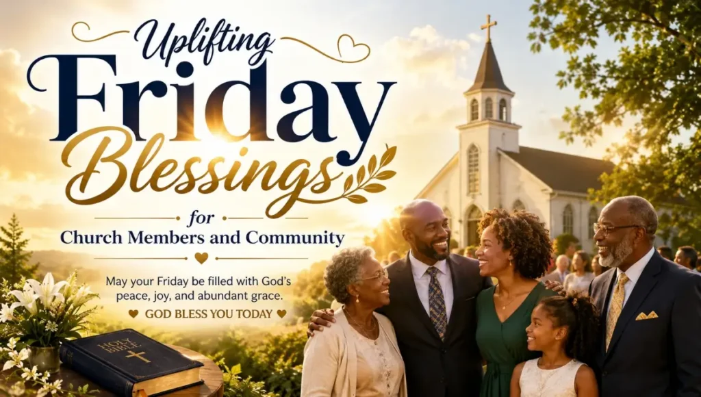 Uplifting Friday Blessings for Church Members and Community