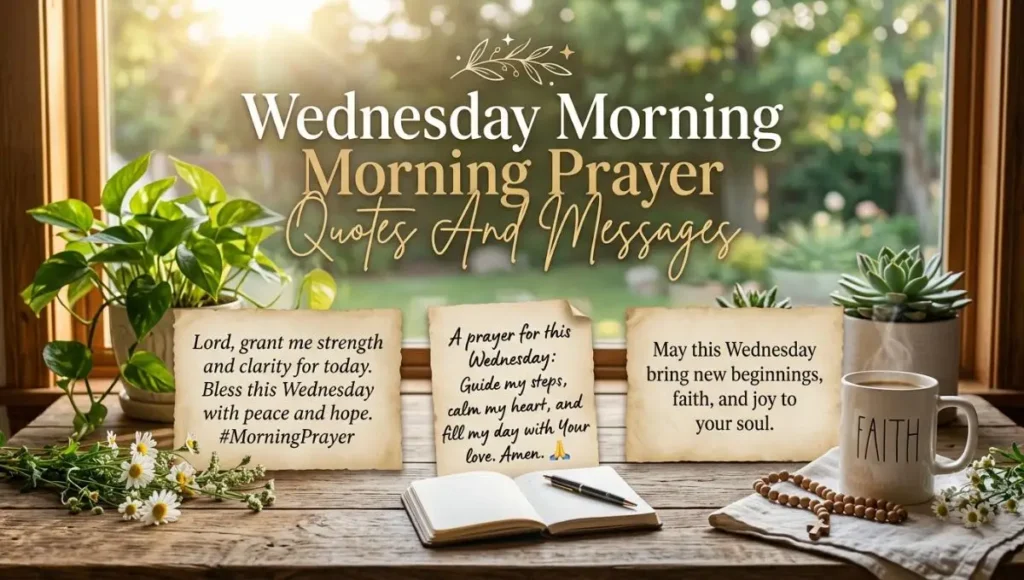 Wednesday Morning Prayer Quotes And Messages