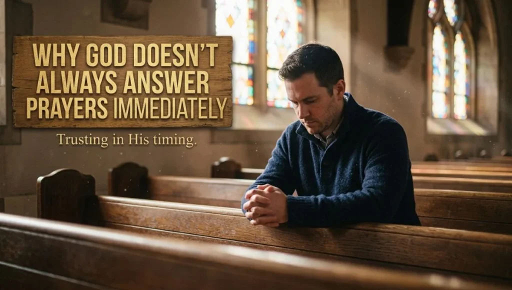 Why God Doesn't Always Answer Prayers Immediately