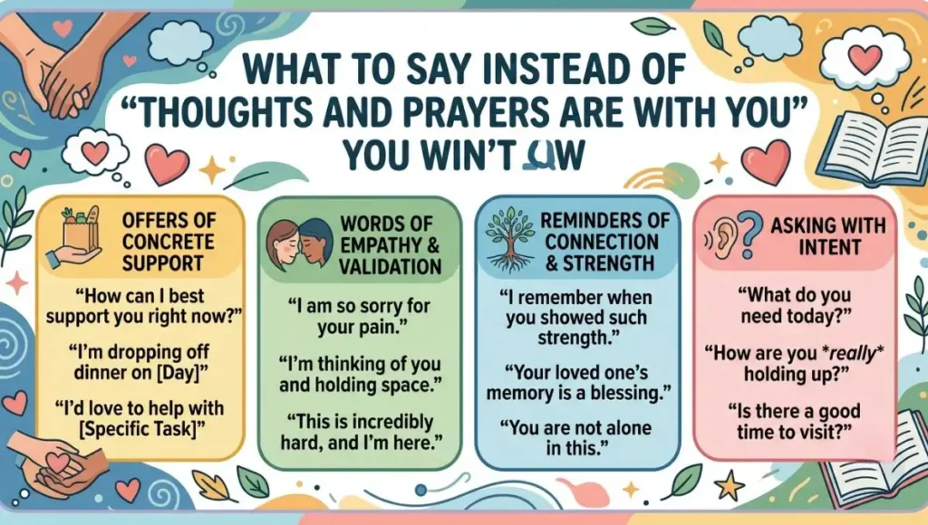What to Say Instead of "Thoughts and Prayers Are With You"