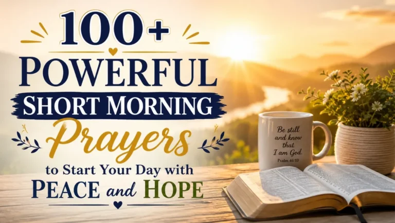 100+ Powerful Short Morning Prayers to Start Your Day with Peace and Hope