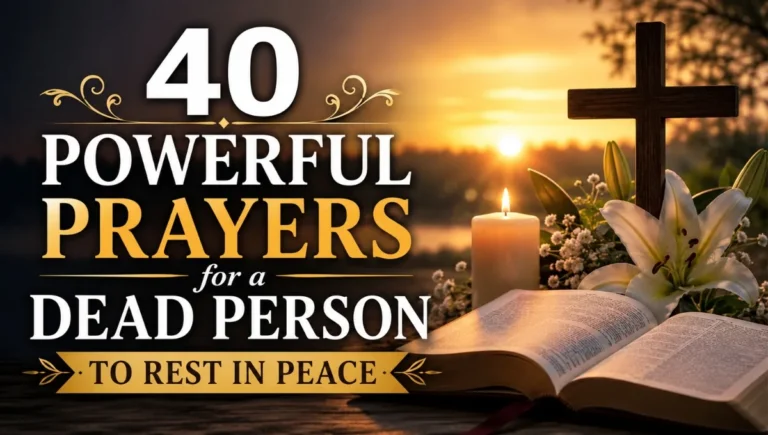 40 Powerful Prayers for a Dead Person to Rest in Peace