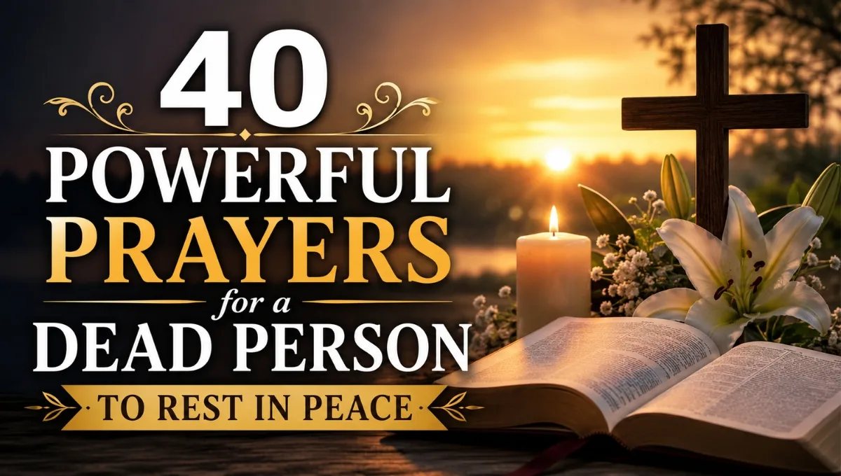 40 Powerful Prayers for a Dead Person to Rest in Peace