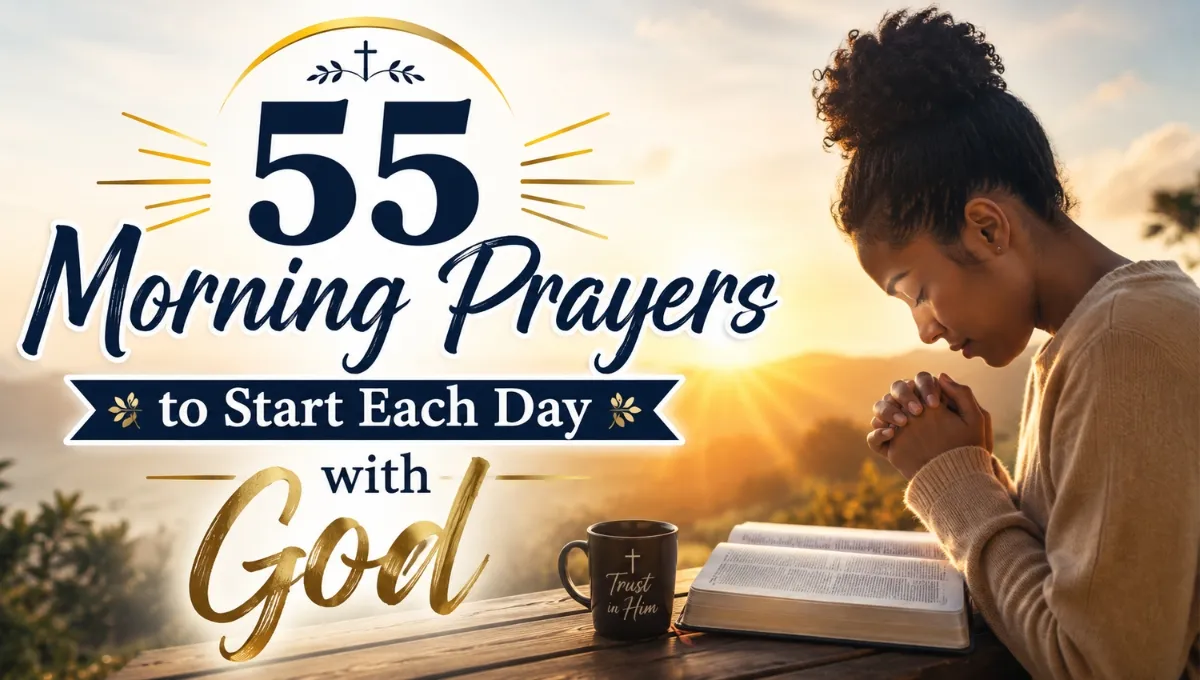 55 Morning Prayers to Start Each Day with God
