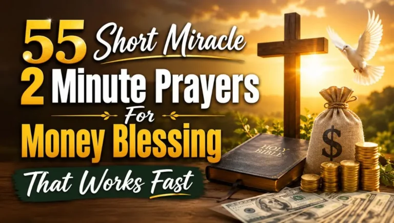 55 Short Miracle 2 Minute Prayers For Money Blessing That Works Fast
