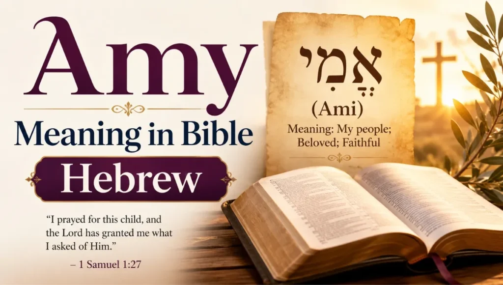 Amy Meaning in Bible Hebrew