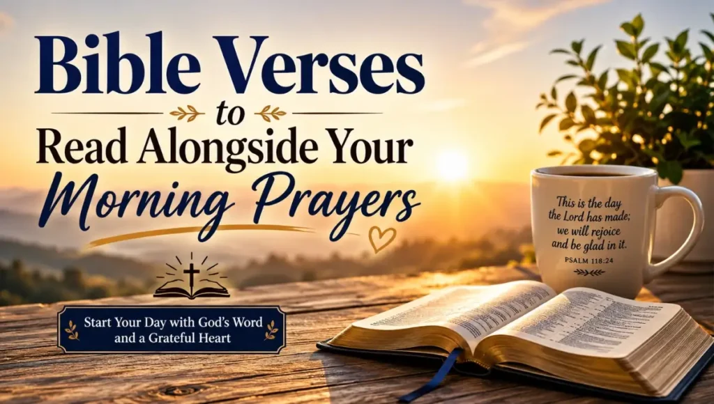 Bible Verses to Read Alongside Your Morning Prayers