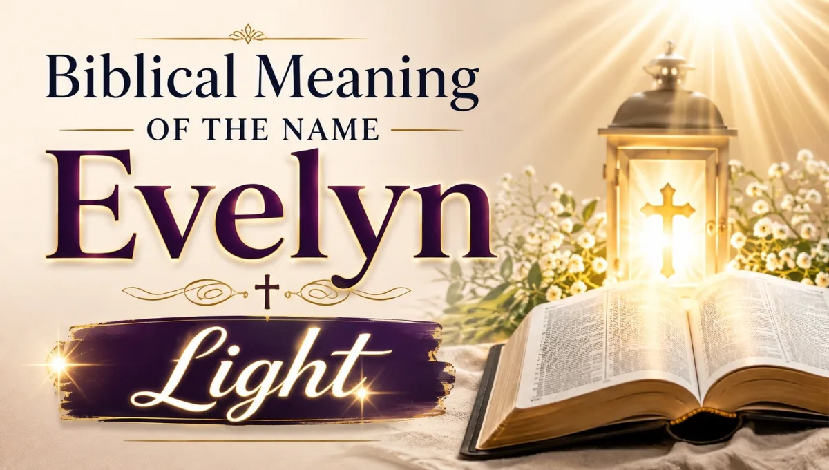 Biblical Meaning of the Name Evelyn: Light