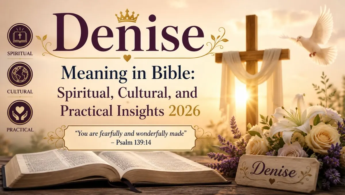 Denise Meaning in Bible: Spiritual, Cultural, and Practical Insights 2026