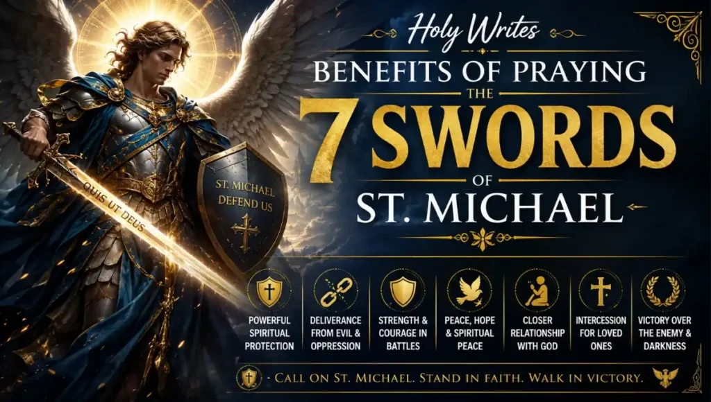 Holy Writes Benefits of Praying the 7 Swords of St. Michael