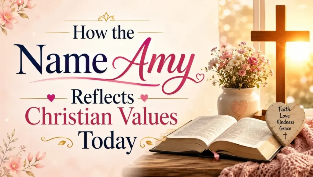 How the Name Amy Reflects Christian Values Today