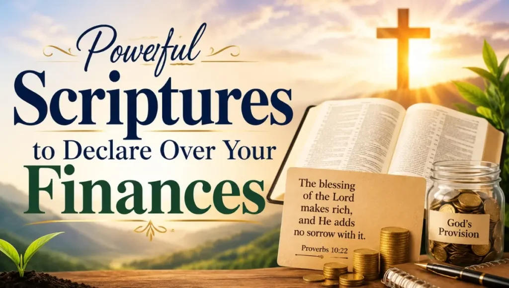 Powerful Scriptures to Declare Over Your Finances