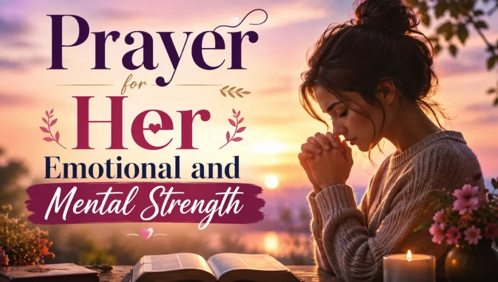 Prayer for Her Emotional and Mental Strength