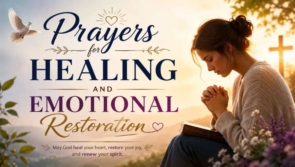 Prayers for Healing and Emotional Restoration