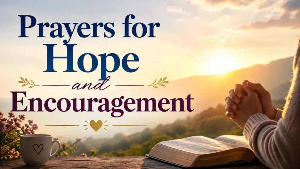 Prayers for Hope and Encouragement