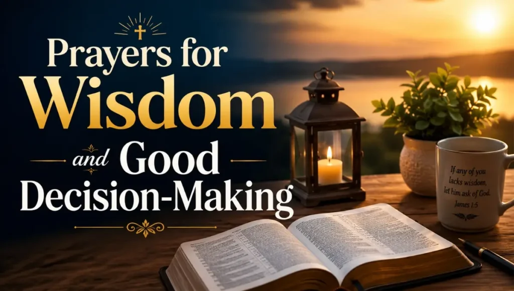 Prayers for Wisdom and Good Decision-Making