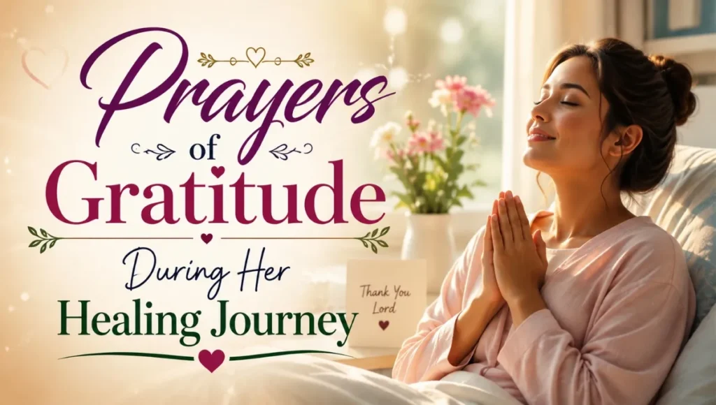 Prayers of Gratitude During Her Healing Journey