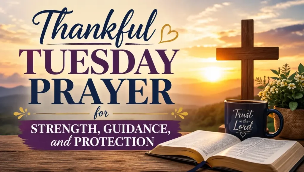 Thankful Tuesday Prayer for Strength, Guidance, and Protection