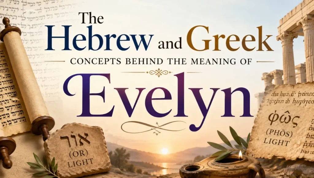 The Hebrew and Greek Concepts Behind the Meaning of Evelyn