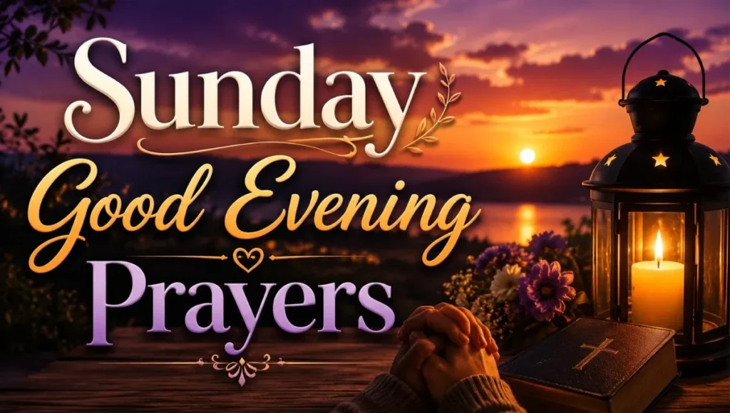 Sunday Good Evening Prayers