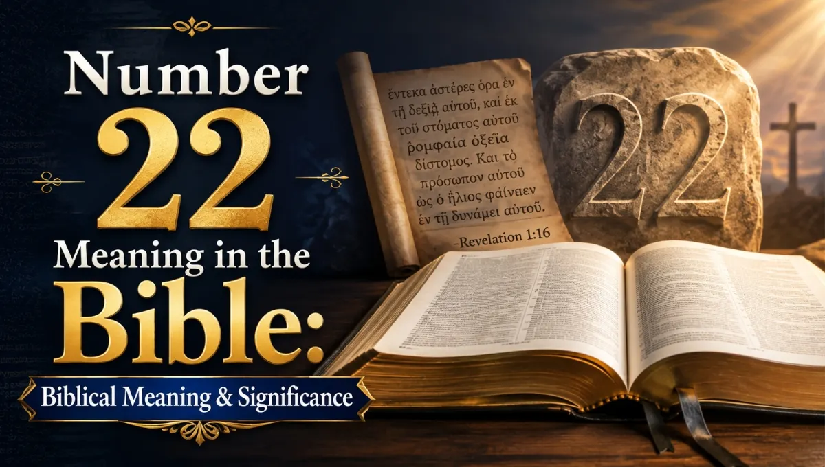 Number 22 Meaning in the Bible: Biblical Meaning & Significance