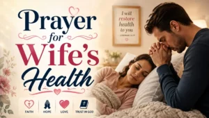 Prayer for Wife's Health