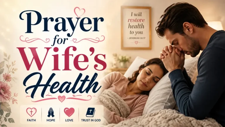 Prayer for Wife's Health
