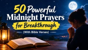 50 Powerful Midnight Prayers for Breakthrough (With Bible Verses)