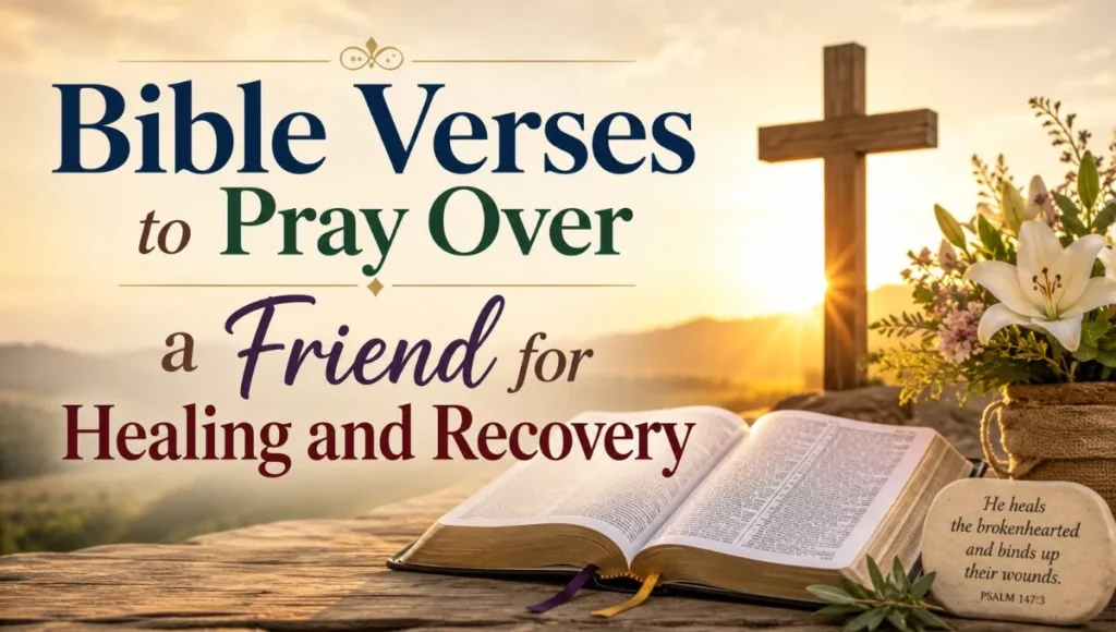 Bible Verses to Pray Over a Friend for Healing and Recovery