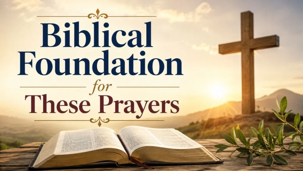 Biblical Foundation for These Prayers