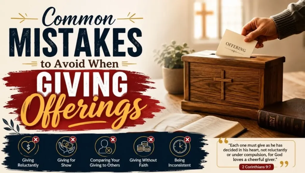 Common Mistakes to Avoid When Giving Offerings